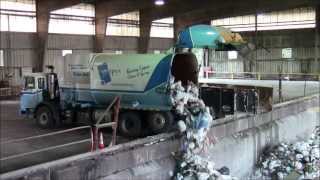 Garbage Trucks Dumping at the Transfer Station [upl. by Je548]