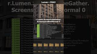 How to use Lumen and Screen Space Ambient Occlusion SSAO in Unreal Engine 5 ue5 unrealengine5 [upl. by Anaitak]