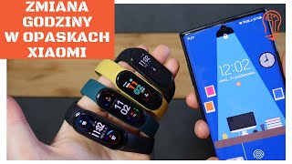 Jak zmienić godzinę w opasce Xiaomi Smart Band 9 Xiaomi Band 8 Xiaomi Mi Band 7 6 5 i 4 ⌚️🤩 [upl. by Ellednek]