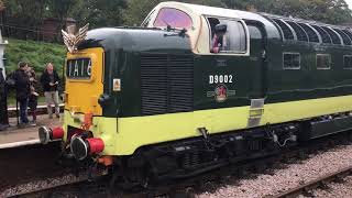 Deltic D9002 at HORSTED Keynes 2017 [upl. by Hance862]