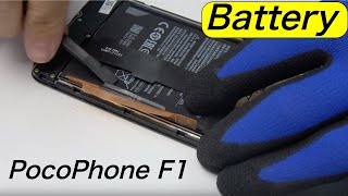 Pocophone F1 Battery Replacement [upl. by Nazler]