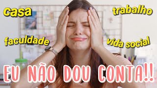 COMO CONCILIAR TRABALHO E ESTUDO  dicas para você trabalhar e estudar [upl. by Lledrev916]