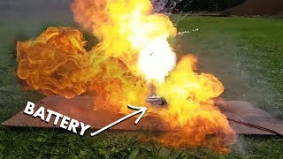 WHEN LITHIUM BATTERIES EXPLODE  VLOG0121 [upl. by Dey737]