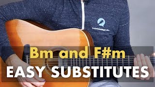 Easy Bm amp Fm Substitutes [upl. by Ydniahs]