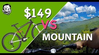 149 Mountain Bike vs mountain  The Walmart Enduro [upl. by Tlevesoor]