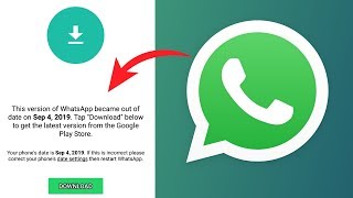 How to solve WhatsApp update problem 100 solution [upl. by Adnim]