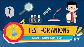 Qualitative Analysis  Test for Anions [upl. by Hecht]