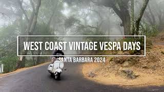 West Coast Vintage Vespa Days 2024 [upl. by Ycrem803]