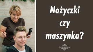 STRZYŻENIE MĘSKIE DLA POCZĄTKUJĄCYCH 🧐  How to cut mens hair for beginners tutorial [upl. by Belicia]