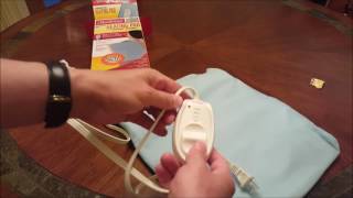 Sunbeam Standard Heating Pad Unboxing amp Review [upl. by Eelorac]