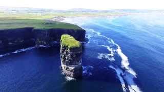 Downpatrick Head Dun Briste County Mayo Ireland [upl. by Nedyarb]