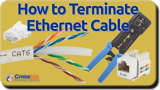 How to Terminate Ethernet Cables [upl. by Nabetse176]