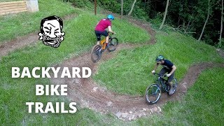 Backyard MTB Trails  Building amp Riding [upl. by Koziara228]