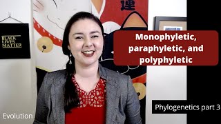 Monophyletic paraphyletic and polyphyletic [upl. by Tavia]