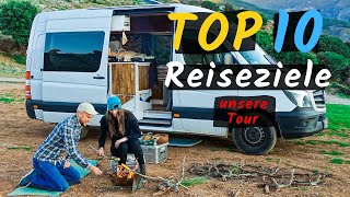 Vanlife Highlights unserer Europa Reise mit dem Wohnmobil  Unsere Route [upl. by Llerdnek554]