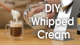 DIY whipped cream in 60 seconds [upl. by Vally]