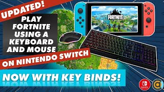 How to play Fortnite with a Keyboard and Mouse on Nintendo Switch Now with keybinds [upl. by Ssitruc]