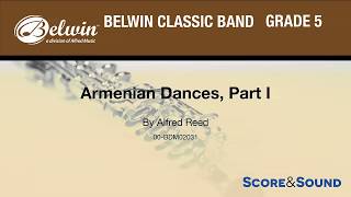 Armenian Dances Part I by Alfred Reed  Score amp Sound [upl. by Festatus874]