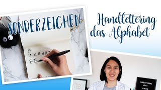 Handlettering das Alphabet Sonderzeichen – das kaufmännische UndZeichen amp [upl. by Emmott]