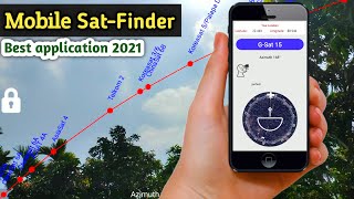 Mobile SatFinder app for Dish antenna setting [upl. by Ahseia]