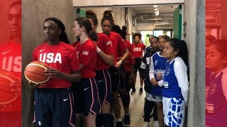 USA vs El Salvador basketball  Womens team [upl. by Asta260]