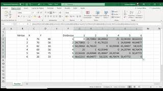 Matriz de Distâncias Euclidiana [upl. by Hoy614]