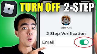 How to TURN OFF 2Step Verification on Roblox 2025 [upl. by Khalin502]