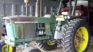 John Deere 3020 amp 4020 Tractors Low Hours Sat Outside for 30 Years [upl. by Ranip]