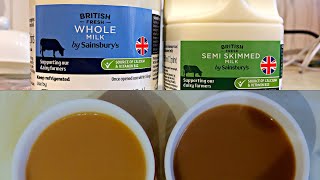 Whole Milk vs Skim Milk in Coffee The Ultimate Taste Test [upl. by Oiratnom]