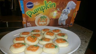 How To Bake Pillsbury Pumpkin Shaped Sugar Cookies [upl. by Sesylu]