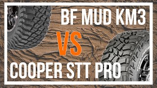 Tyre Comparison  BF MudTerrain KM3 VS Cooper STT Pro [upl. by Weathers186]