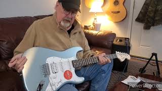 HSS Squier Affinity unboxing and playthrough [upl. by Ycam]