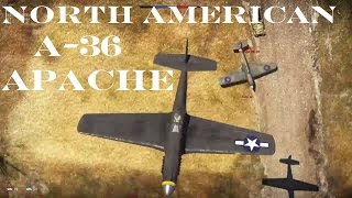 North American A36 Apache Awesome Airplanes [upl. by Eenalem]