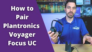 How to Pair Plantronics Voyager Focus UC [upl. by Cogen498]