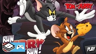 Tom amp Jerry Games  Run Jerry Run  Boomerang [upl. by Rosenberger]