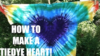 TIE DYE HEART TUTORIAL  spvcecaseillustration tiedye [upl. by Attlee180]