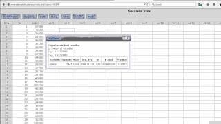 One Sample t Test in StatCrunch [upl. by Sochor]