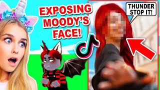 MOODYS FACE Was LEAKED By Her BROTHER On TIKTOK In Adopt Me Roblox [upl. by Harvard]