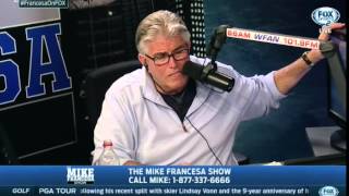 Mike Francesa quotWhen you get back from Mars call usquot [upl. by Wentworth]