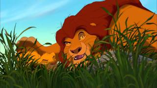 The Lion King 3D  Simbas Pouncing Lesson  Official Disney Movie Clip [upl. by Antonietta]