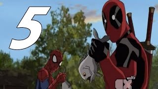 Deadpool in Ultimate SpiderMan 56 vs SpiderMan [upl. by Hyatt659]