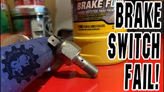 REAR BRAKE PRESSURE SWITCH FAIL DIAGNOSIS AND REPAIR [upl. by Auqeenahs]