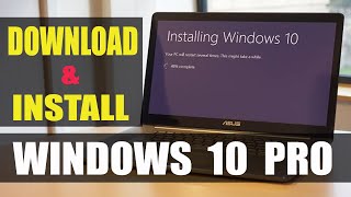 Download amp Install Windows 10 Pro from USB [upl. by Syverson168]