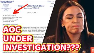 AOC TERRIFIED Begs DOJ to Reveal Investigation into Her Helping Migrants aoc newyork immigration [upl. by Klotz778]