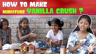 Vanilla crush in 4 steps l Miniature cooking l Ini’s galataas [upl. by Hamish856]