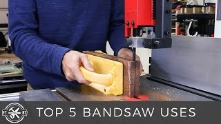 Top 5 Uses for a Band Saw  How to Use a Bandsaw [upl. by Kruger27]