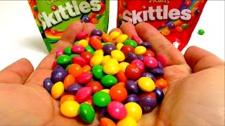 Skittles Candy Packs  Crazy Sours amp Fruits [upl. by Marlowe]