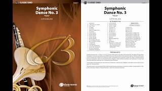 Symphonic Dance No 3 quotFiestaquot by Clifton Williams – Score amp Sound [upl. by Azriel]