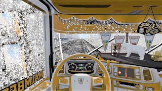 Euro Truck Simulator 2 v136  Scania S Tandem Skin Pack  V8 Sound  Interior Winter Mod [upl. by Dirraj]