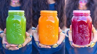 Best Juicing Recipes for Detox amp Weightloss  FullyRaw Vegan [upl. by Prakash734]